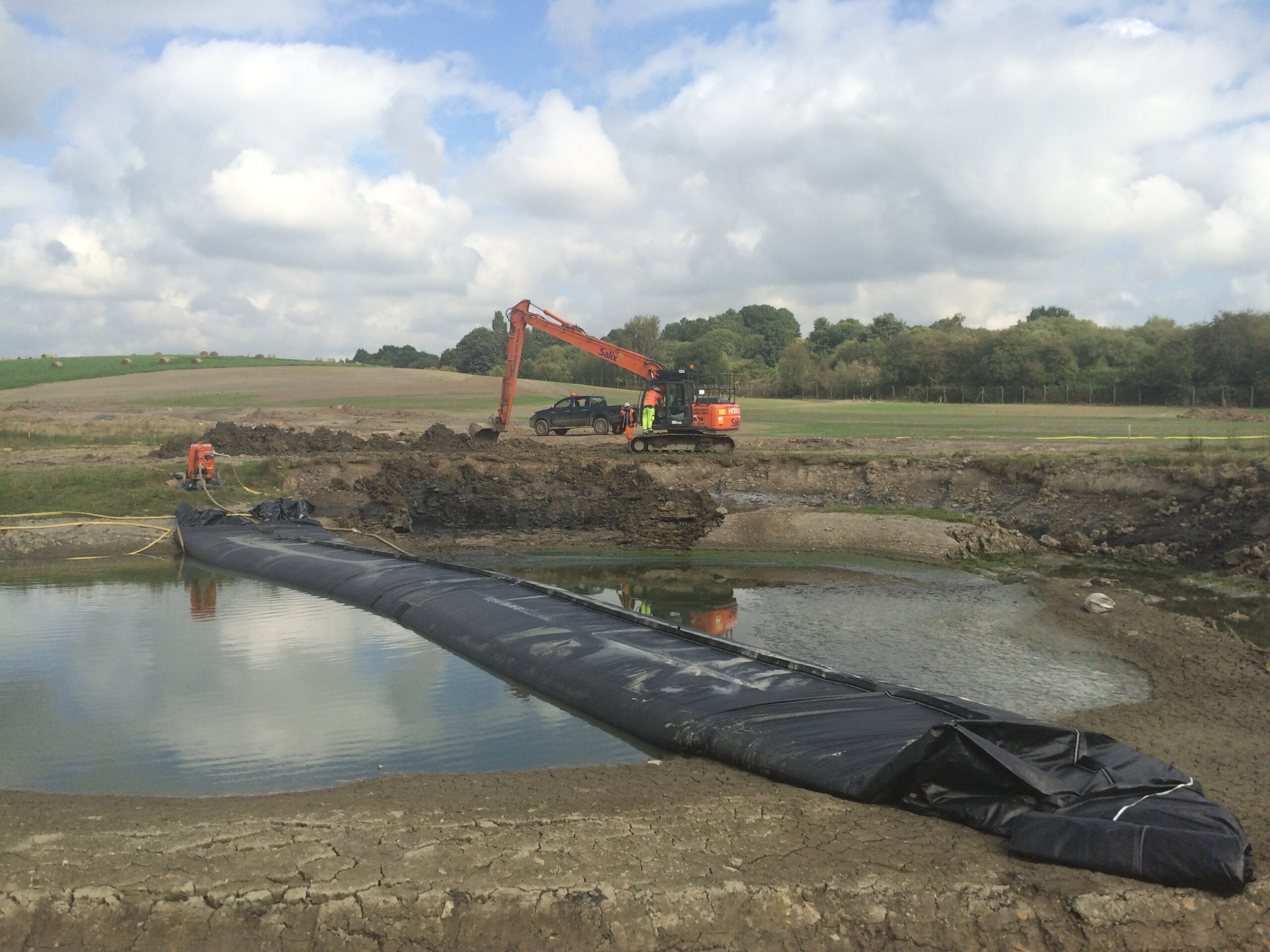 Balancing ponds for SuDS go